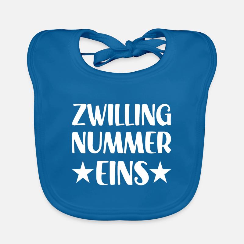 Zwilling Nummer eins Zwillinge Baby Bio-Lätzchen