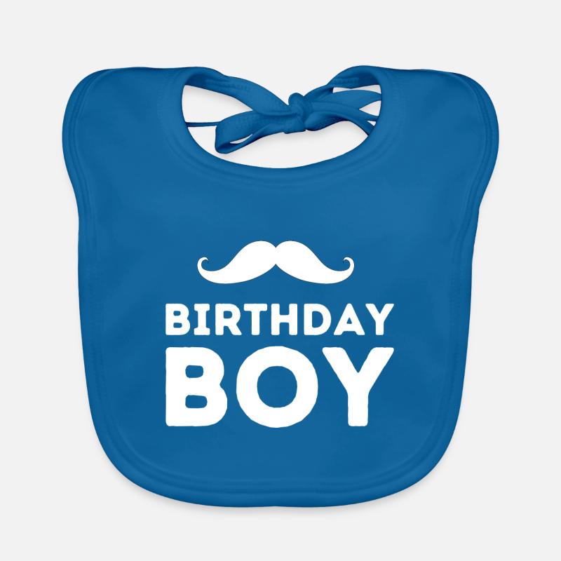 Birthday Boy Junge Bart Geschenk Baby Bio-Lätzchen
