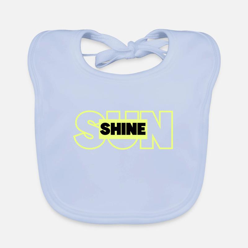 Sunshine Sonne Sommer Strand Geschenk Geschenkidee Baby Bio-Lätzchen