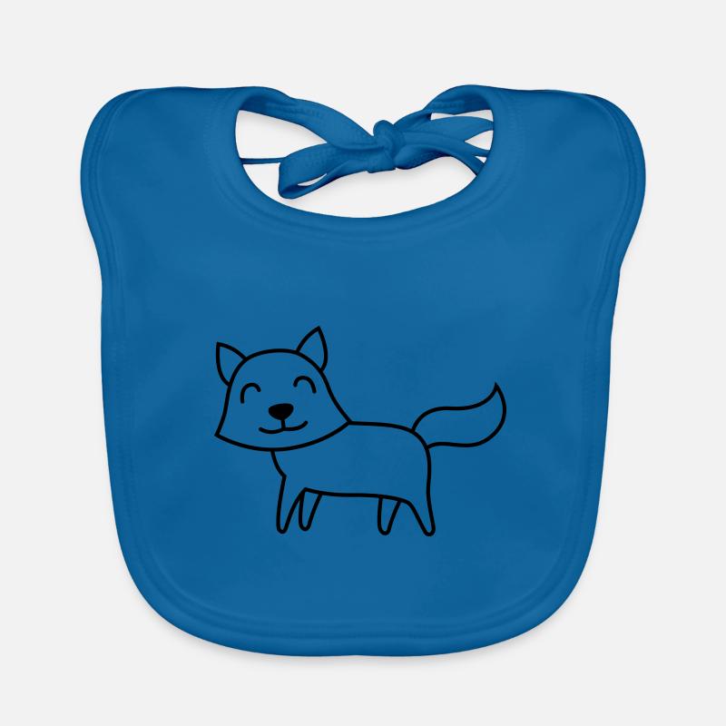 Fox Comic Animal Organic Baby Bibs