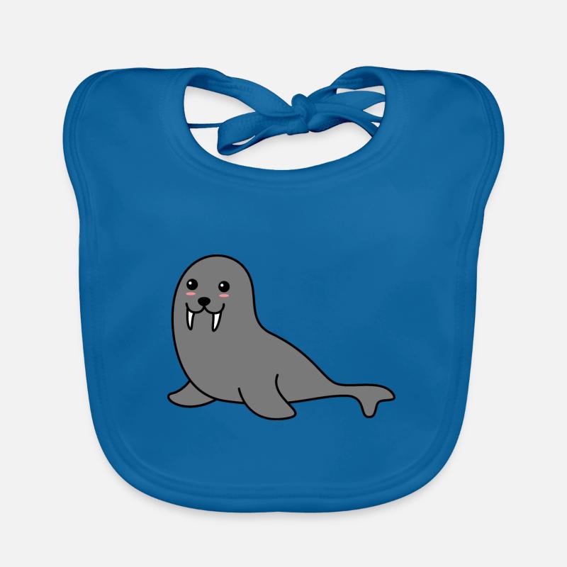 Robbe Tier Comic Baby Bio-Lätzchen