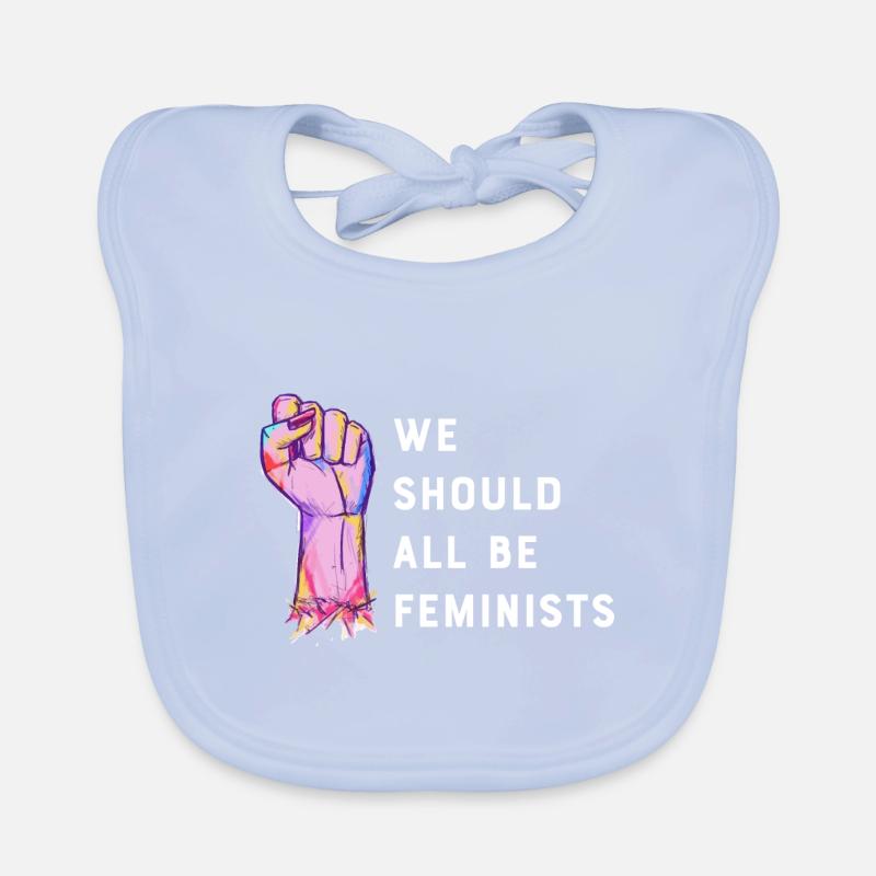 We should all be Feminists Organic Baby Bibs