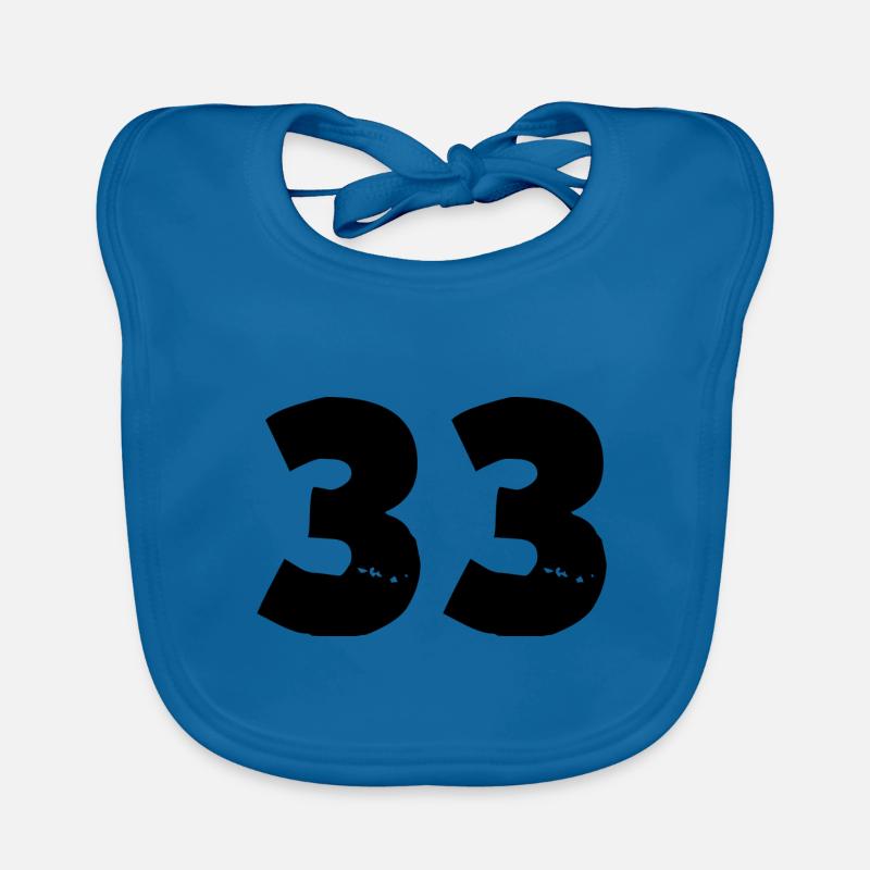 Numéro 33 Bavoir bio Bébé