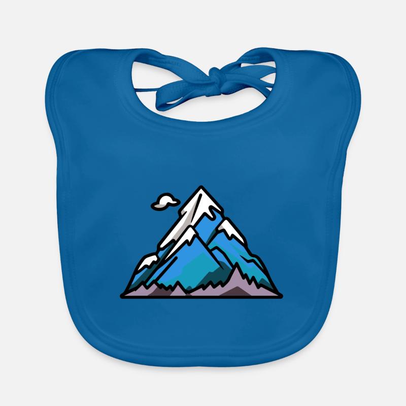 Berge Landschaft Baby Bio-Lätzchen