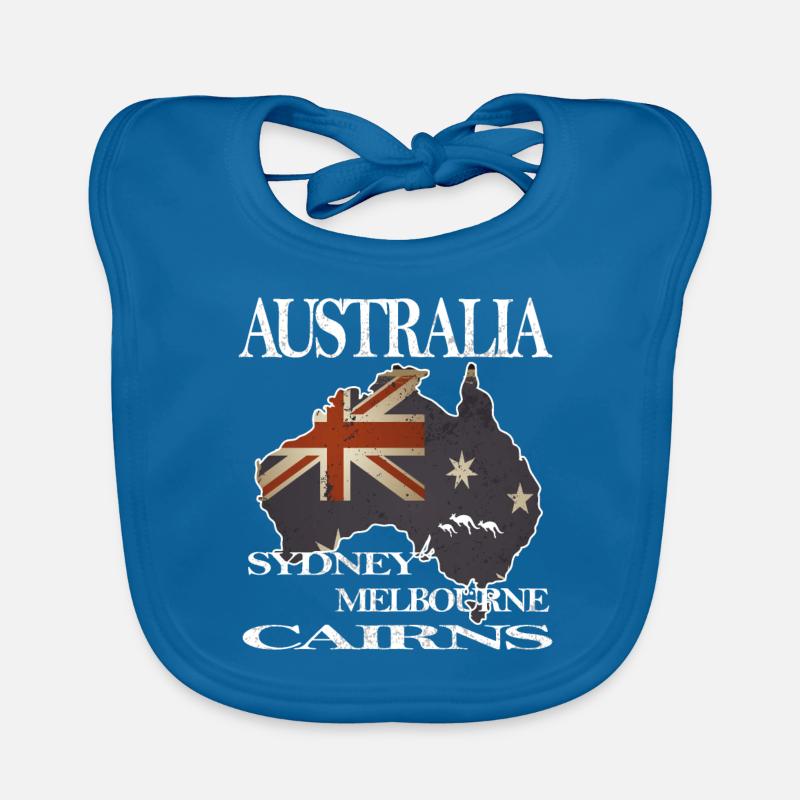 Australien, Sydney ,Melbourne,Geschenk Baby Bio-Lätzchen