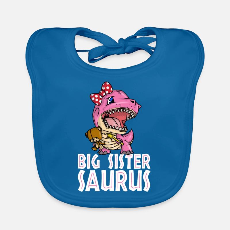 Big Sistersaurus Baby Bio-Lätzchen