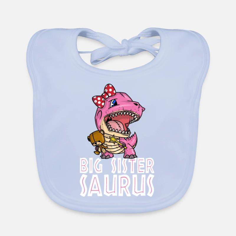 Big Sistersaurus Organic Baby Bibs