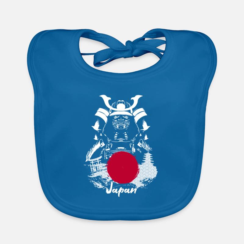 Japan Samurai Baby Bio-Lätzchen