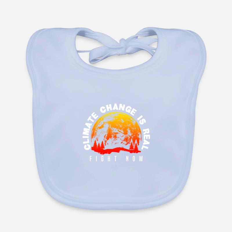 Climate change Organic Baby Bibs