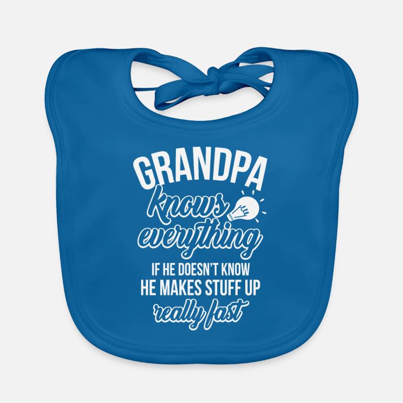 If He Doesnt Know He Makes Stuff Up Really Fast Organic Baby Bibs