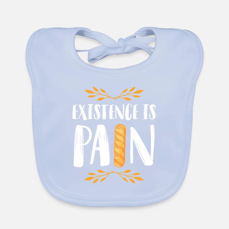 Baguette bread Organic Baby Bibs