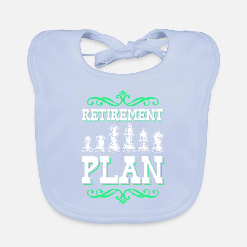 Schach Plan Baby Bio-Lätzchen