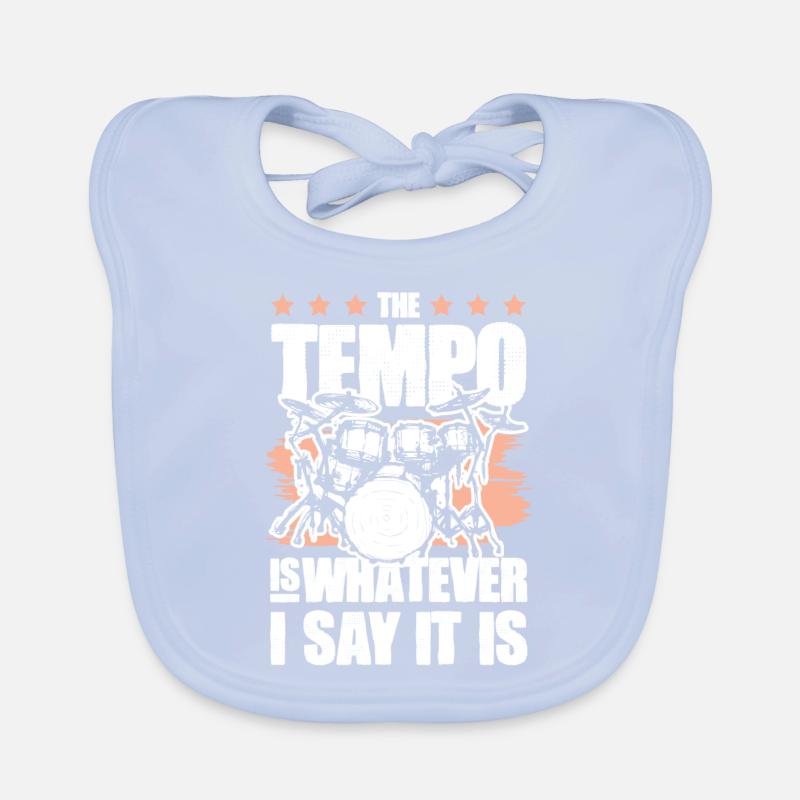 drummer spruch Baby Bio-Lätzchen