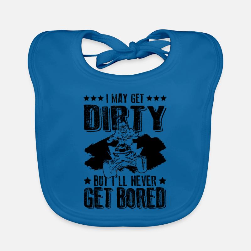 QUAD quad driver Organic Baby Bibs