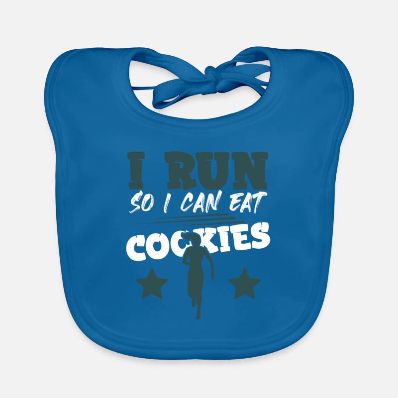 I run biscuits Organic Baby Bibs
