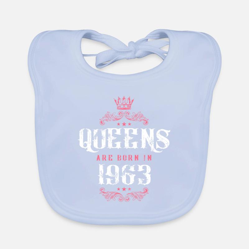 born in 1963 Organic Baby Bibs