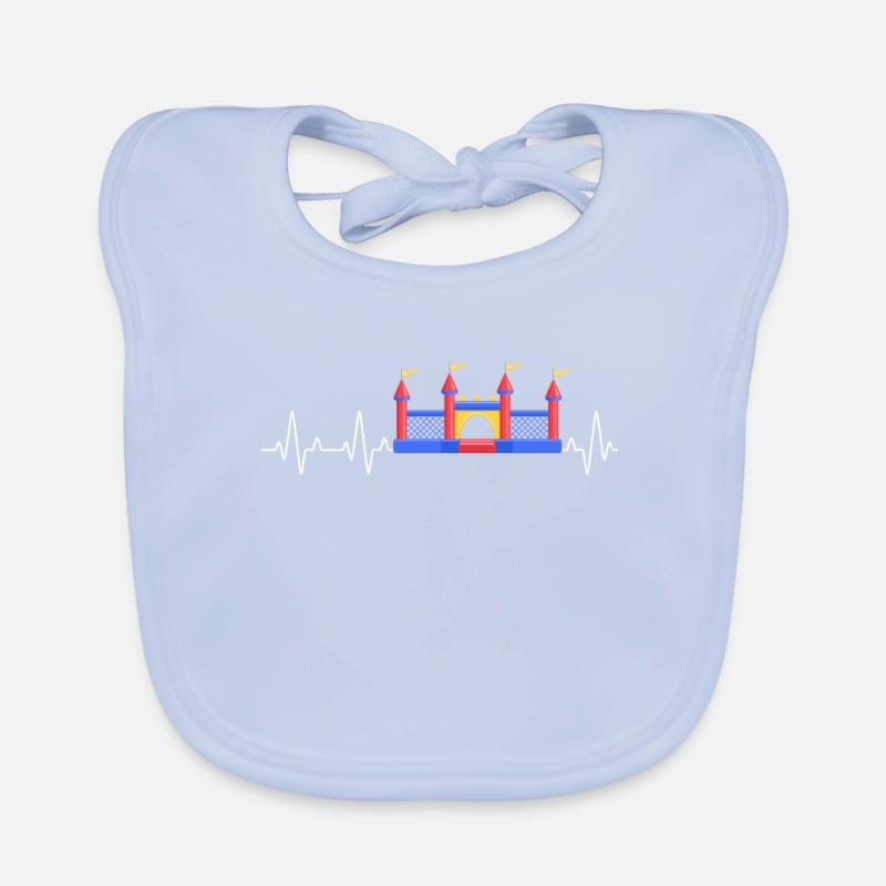 Château gonflable Heartbeat Château gonflable Château gonflable Bavoir bio Bébé