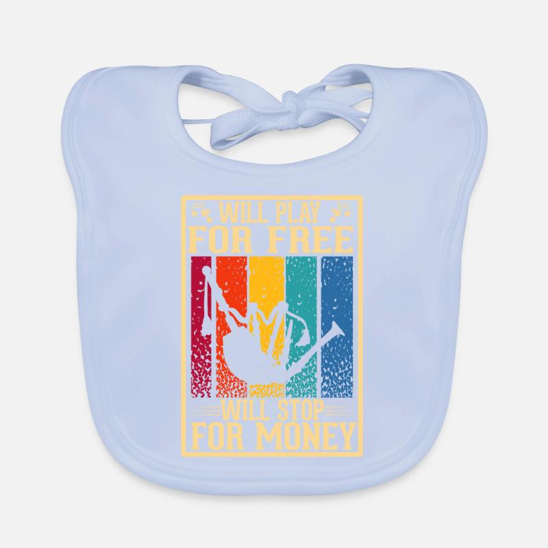 Musiciens de cornemuse bruyants cornemuses Bavoir bio Bébé