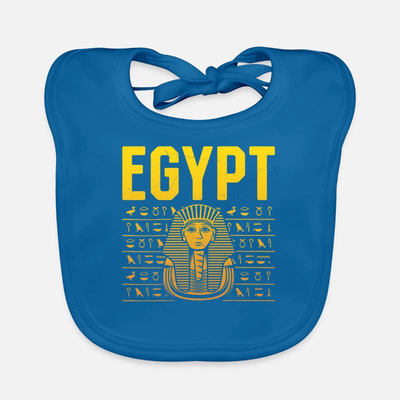 Toutankhamon Dieu égyptien Egypte Pharaon Bavoir bio Bébé