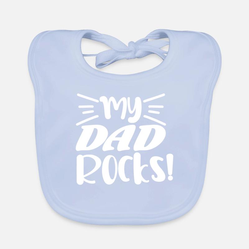 Mon père bascule Bavoir bio Bébé