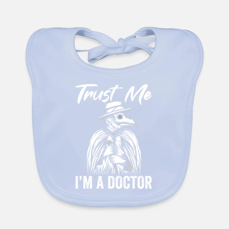 Pest Doktor Mittelalterlich Medizinisch Baby Bio-Lätzchen