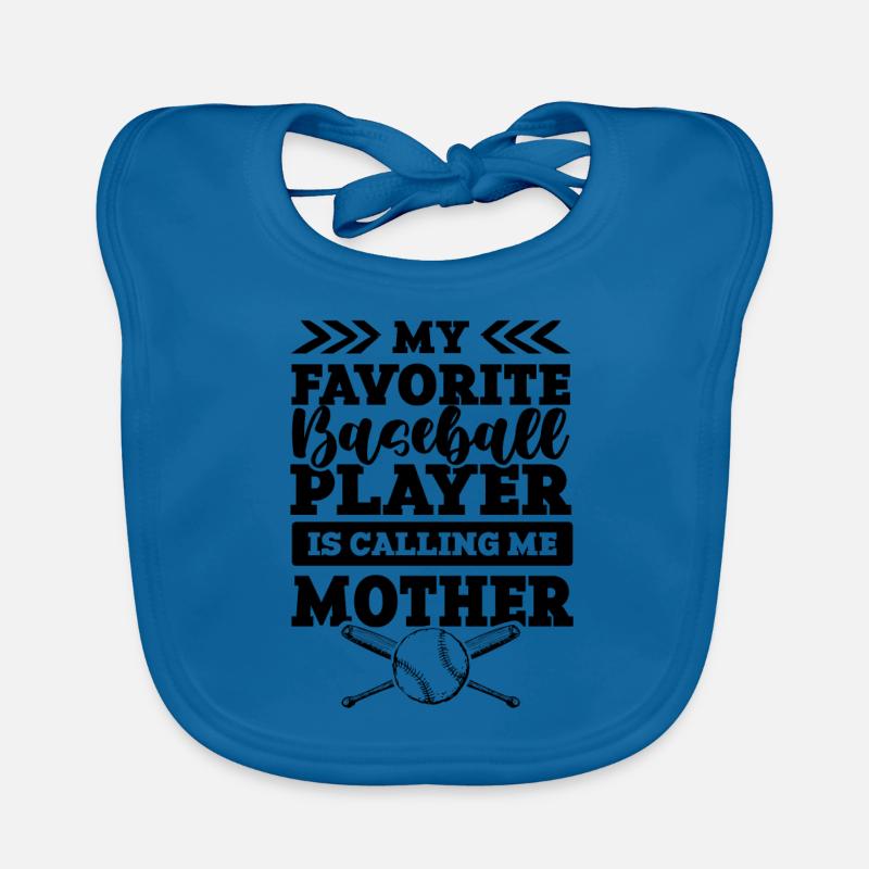 Mère du baseball Bavoir bio Bébé