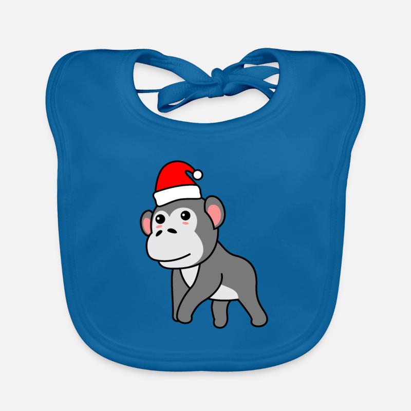 Gorilla Comic Noël Noël Bavoir bio Bébé