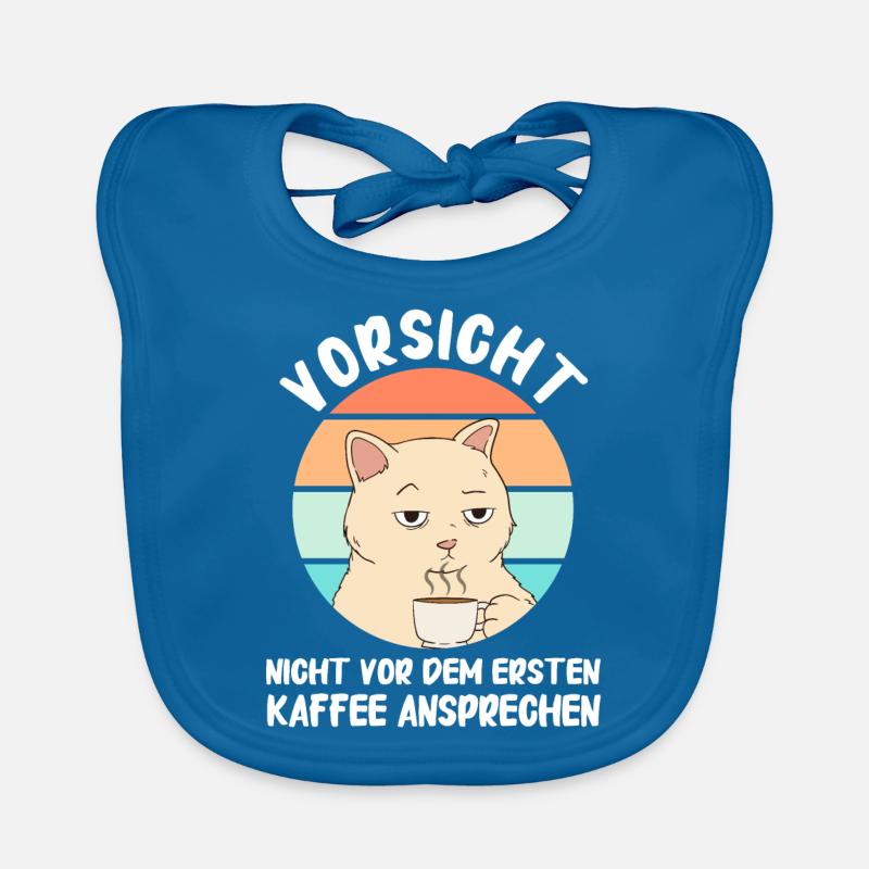 Kaffee Coffee Kaffeetrinker Kaffeeliebhaber Baby Bio-Lätzchen