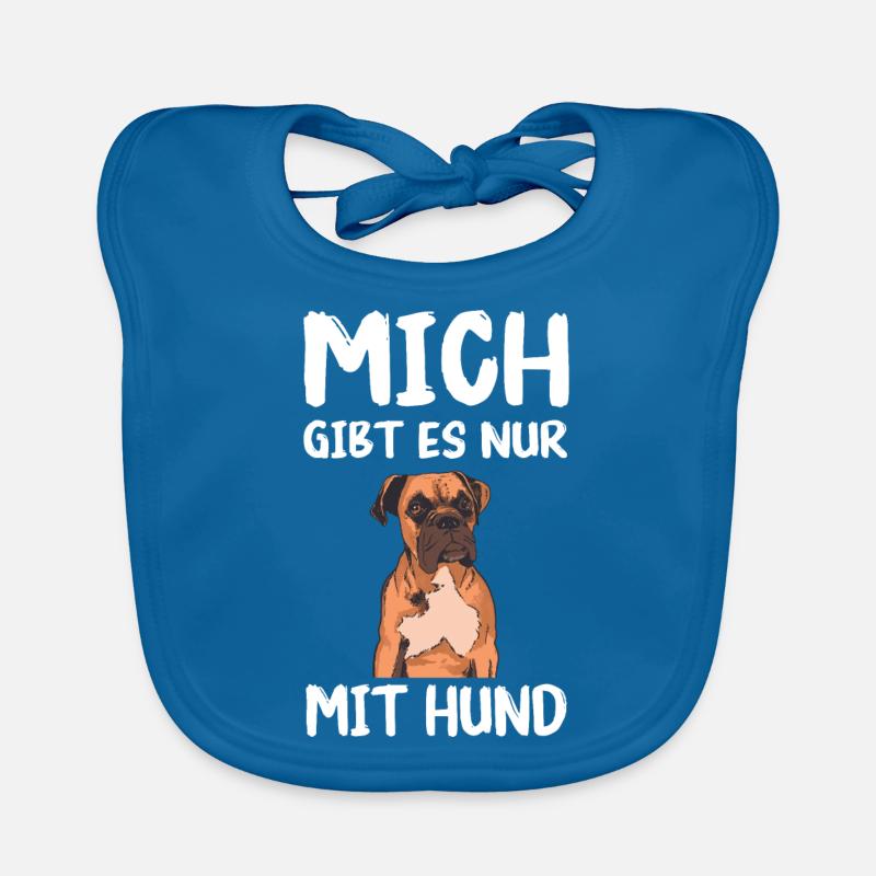 Deutscher Boxer Hund Baby Bio-Lätzchen