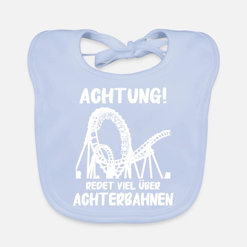 Achterbahn Freizeitpark Roller Coaster Baby Bio-Lätzchen