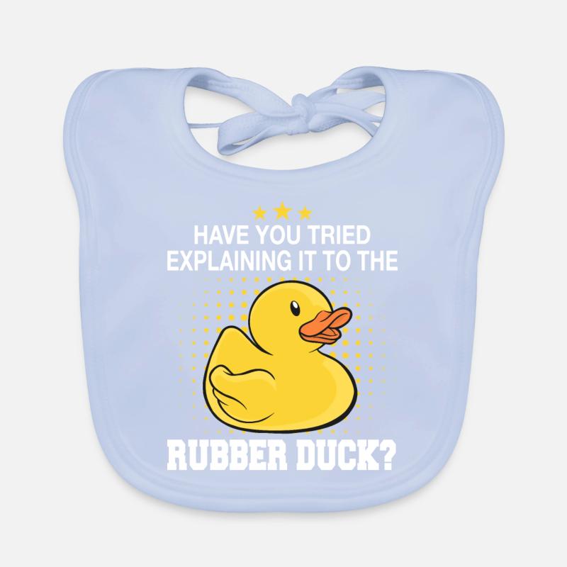 Rubber Ducks Bathroom Yellow Duck Organic Baby Bibs