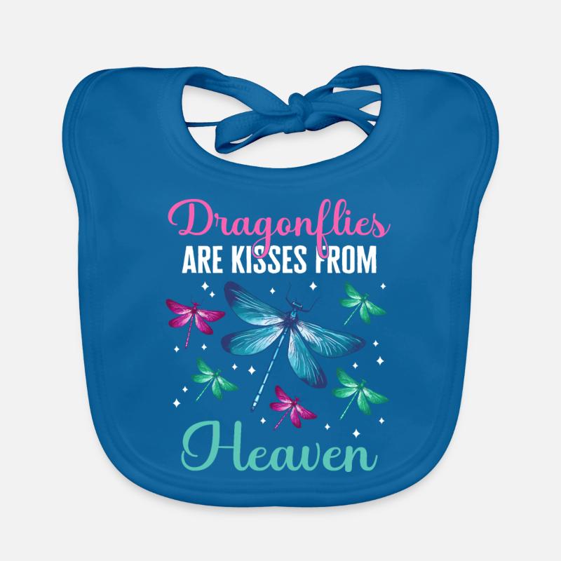 Dragonfly Dragonflies Insects Nature Organic Baby Bibs
