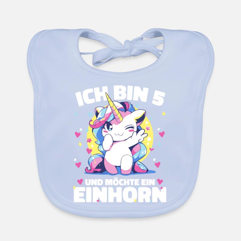 Geburtstagsgeschenk 5 Jahre Geburtstagskind Baby Bio-Lätzchen
