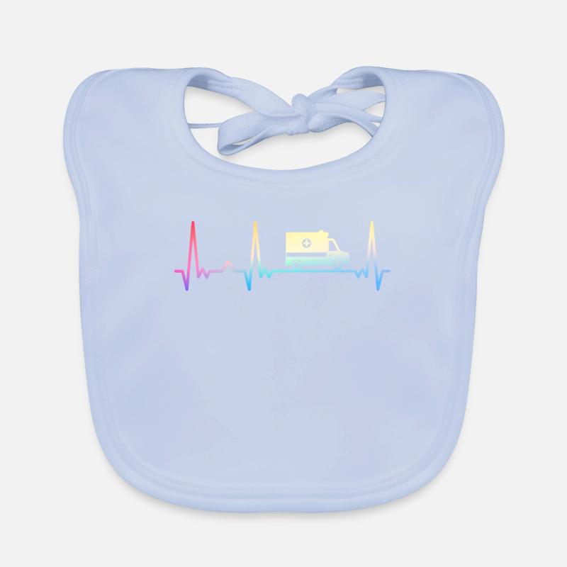 Ambulancier Paramédical Bavoir bio Bébé