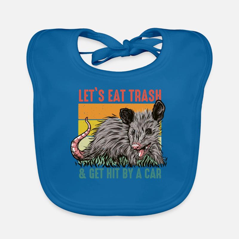 Opossum Possum Tier Baby Bio-Lätzchen