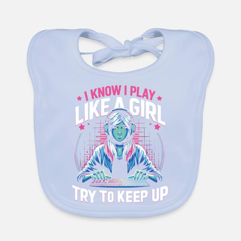 Gamer Gaming Video Games Console Controller Organic Baby Bibs