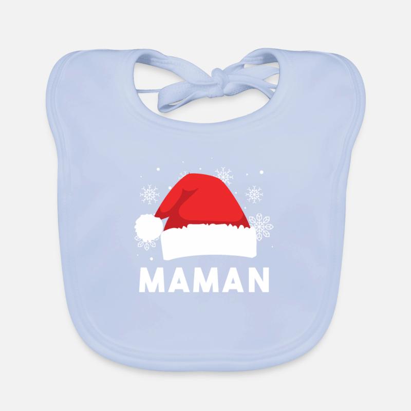 Future Maman Enceinte Grossesse Cadeau de Noël Bavoir bio Bébé