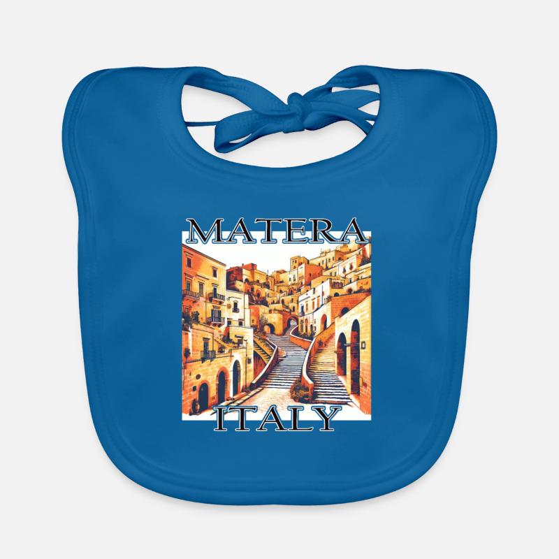 Matera, Italy - Experience the holidays in Organic Baby Bibs