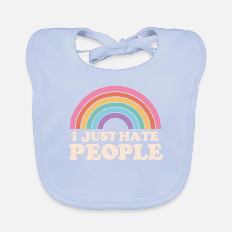 Funny, sarcasm, sarcastic humor, irony Organic Baby Bibs