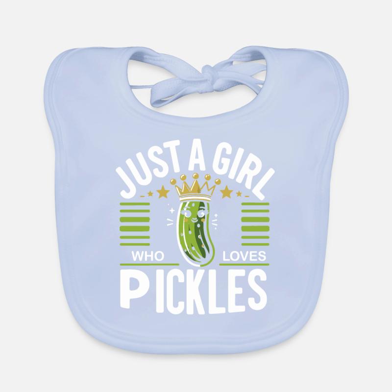 Concombre, Cornichon, Cornichon, Aneth alimentaire Bavoir bio Bébé