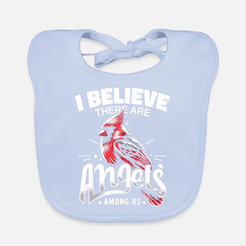 Cardinal Red Cardinal Bird Red Cardinal Organic Baby Bibs