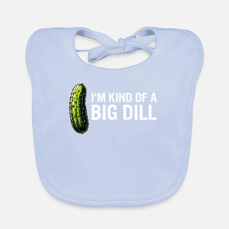 Cucumber, Pickle, Pickle, Food Dill Organic Baby Bibs