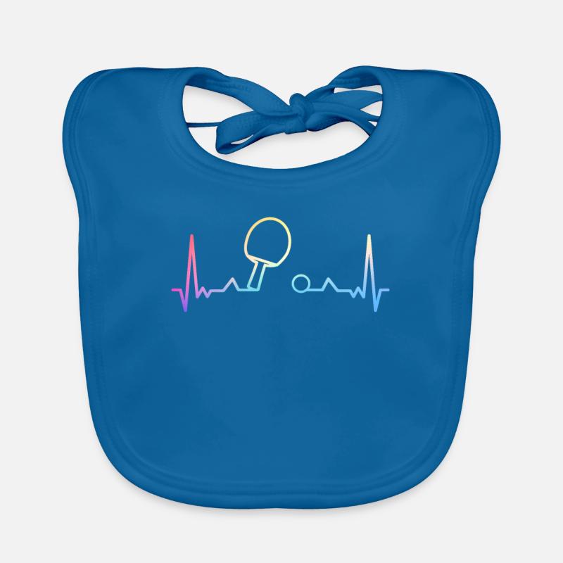 Table tennis Table tennis player Organic Baby Bibs