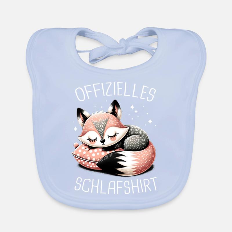 Fuchs Füchse Wildtier Waldtier Rotfuchs Baby Bio-Lätzchen