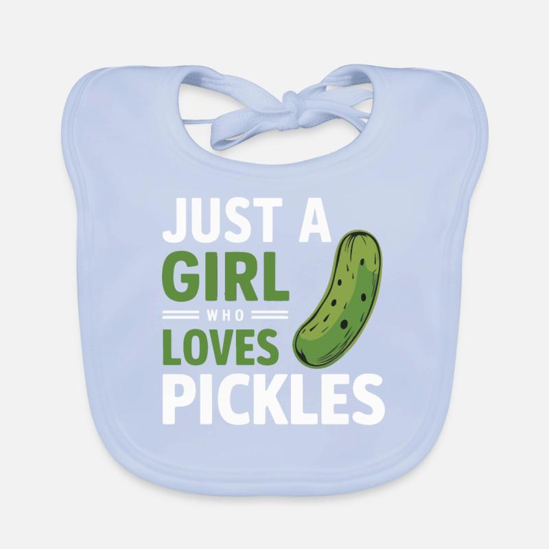 Concombre, Cornichon, Cornichon, Aneth alimentaire Bavoir bio Bébé