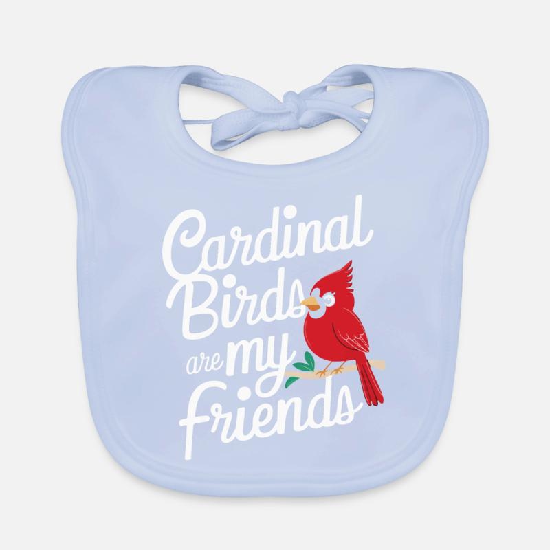 Kardinal Rotkardinal Vogel Roter Kardinal Baby Bio-Lätzchen