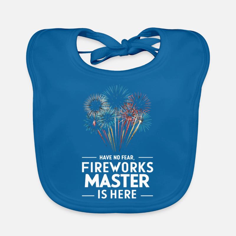 Pyrotechnician Fireworks Pyrotechnics Organic Baby Bibs