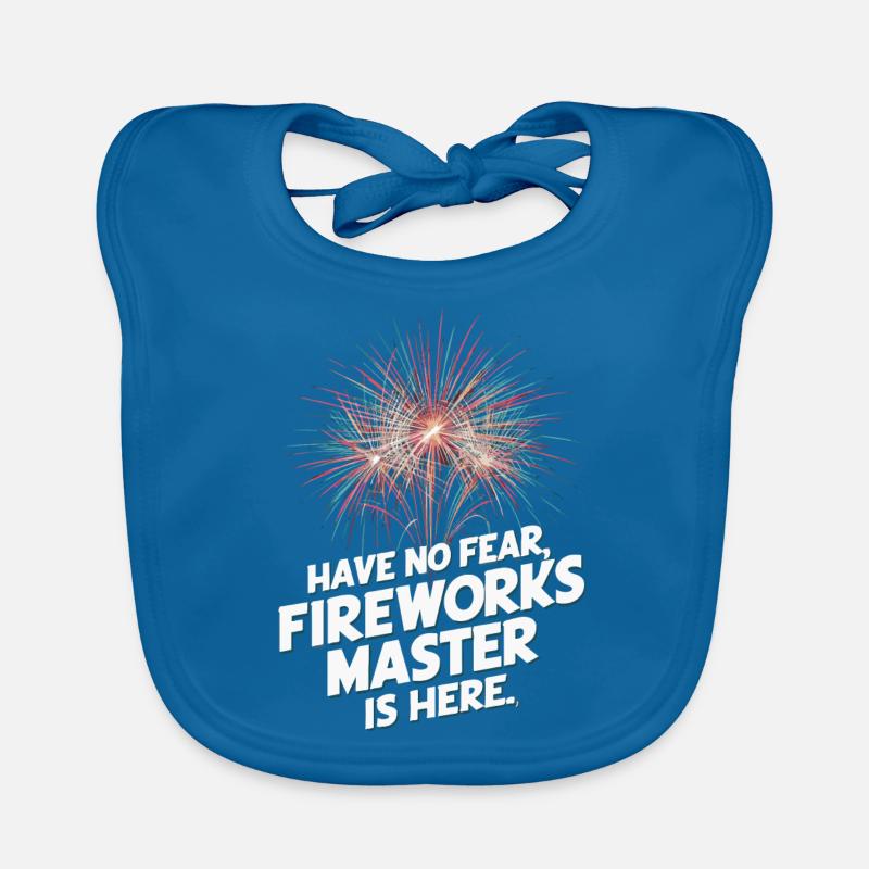 Pyrotechnician Fireworks Pyrotechnics Organic Baby Bibs