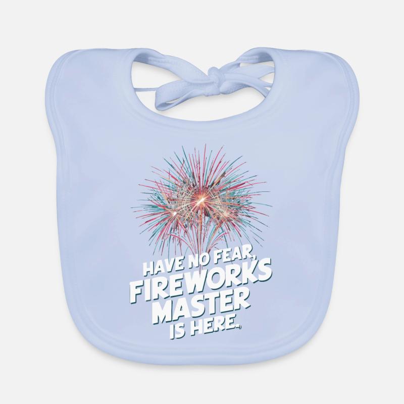 Pyrotechnician Fireworks Pyrotechnics Organic Baby Bibs