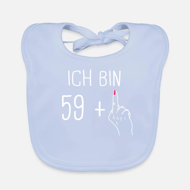 Geburtstagsgeschenk 60 Jahre Geburtstagskind Baby Bio-Lätzchen